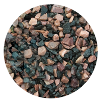 Грунт для акваріума Nechay ZOO чорно-рожевий середній