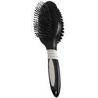 Щетка двухсторонняя для собак Flamingo GrooMe Bristle Pin, большая (1030292) Щетка двухсторонняя для собак Flamingo GrooMe Bristle Pin, большая (1030292)