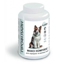 Витаминно-минеральная добавка для собак ProVET Профилайн Макси комплекс 100 табл (PR241882)