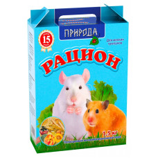 Корм для дрібних гризунів Природа Раціон 1,5 кг (PR740083)