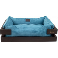 Лежак для собак Harley and Cho Dreamer Brown + Blue Velvet Лежак для собак Harley and Cho Dreamer Brown + Blue Velvet