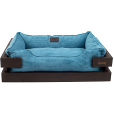 Лежак для собак Harley and Cho Dreamer Brown + Blue Velvet