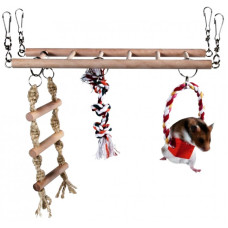 Міст для гризунів Trixie підвісний з канатами (6274)