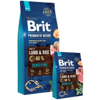Сухий корм для собак з чутливим травленням Brit Premium Dog Sensitive Lamb