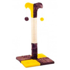 Когтеточка для котів Природа Клоун Д02 стовпчик, жовто-коричнева (PR740287) Когтеточка для котів Природа Клоун Д02 стовпчик, жовто-коричнева (PR740287)