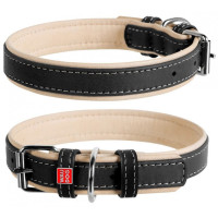 Нашийник для собак WAUDOG SOFT чорний верх