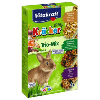 Крекер для кроликів з овочами і попкорном, 3 шт Vitakraft (25087) Крекер для кроликів з овочами і попкорном, 3 шт Vitakraft (25087)
