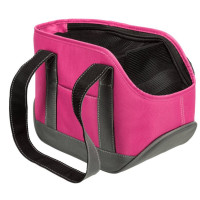 Сумка-переноска для кошек и собак Trixie Alea 16×20×30 cм, розовая/серая (28857)