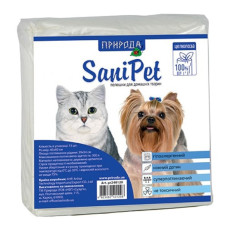 Пелюшки для собак і кішок Природа SaniPet 60*45 см