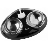 Миски на підставці для кішок Hunter Moulins, 150 мл чорна (HUN65149) Миски на підставці для кішок Hunter Moulins, 150 мл чорна (HUN65149)