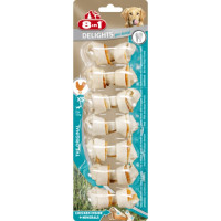 Кости для чистки зубов собак 8 in 1 Dental Delights Bones XS с мясом, 7 шт