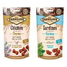 Ласощі для кішок Carnilove Cat Semi Moist Snack, 50 г