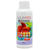 Комплекс витаминов для аквариумных рыб Aquayer, 60 мл