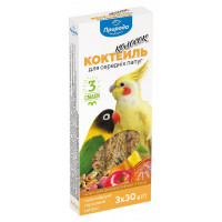 Колосок Коктейль для средних попугаев (мультифрукт, орех, цитрус), 90 г (PR240098)
