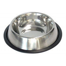 Миска для собак и кошек Trixie металлическая на резине