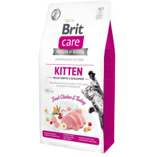 Сухий корм для кошенят Brit Care Cat GF Kitten HGrowth and Development