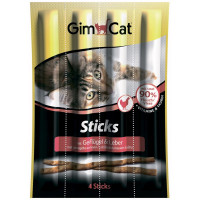 Ласощі для котів GimCat Sticks м'ясо птиці Ласощі для котів GimCat Sticks м'ясо птиці
