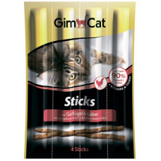 Ласощі для котів GimCat Sticks м'ясо птиці
