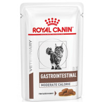 Лікувальні консерви для кішок Royal Canin GASTRO-INTESTINAL MODERATE CALORIE CAT Pouches 0,085 кг Лікувальні консерви для кішок Royal Canin GASTRO-INTESTINAL MODERATE CALORIE CAT Pouches 0,085 кг