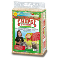 Гігієнічний наповнювач для гризунів Chipsi Strawberry