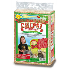 Гігієнічний наповнювач для гризунів Chipsi Strawberry