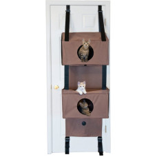 Будиночок на двері для котів KH Hangin Feline Funhouse жовто-коричневий S