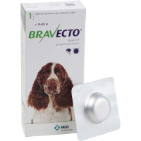 Таблетки от блох и клещей для собак Bravecto от 10 до 20 кг, 1 таблетка Таблетки от блох и клещей для собак Bravecto от 10 до 20 кг, 1 таблетка