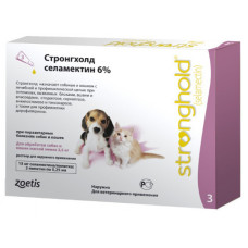 Стронгхолд для цуценят і кошенят, 3 піпетки