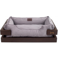 Лежак для собак Harley and Cho Dreamer Brown + Gray Velvet