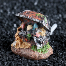 Декорація для акваріума KW Zone Скриня з розпилювачем (U-736)