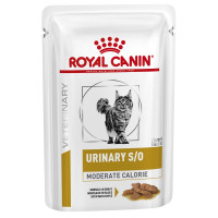 Лікувальний вологий корм для кішок Royal Canin URINARY S / O MODERATE CALORIE CAT pouches 0,085 кг Лікувальний вологий корм для кішок Royal Canin URINARY S / O MODERATE CALORIE CAT pouches 0,085 кг