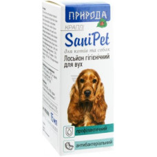 Лосьйон для вух кішок і собак SaniPet, 15 мл (PR020058)