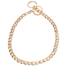 Цепочка-ошейник для собак Sprenger круглое звено, позолоченная сталь 2 мм