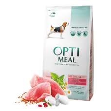 Сухий корм для собак середніх порід Optimeal - індичка