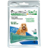 Средство от блох и клещей для собак от 10 до 20 кг Фронтлайн Комбо Спот Он, 1 пипетка (27577)