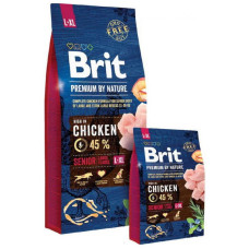 Сухий корм для старіючих собак великих порід Brit Premium Dog Senior L + XL Сухий корм для старіючих собак великих порід Brit Premium Dog Senior L + XL