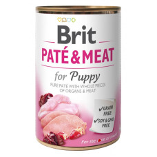 Консерви для цуценят Brit Paté and Meat Puppy 400 гр, chicken/turkey