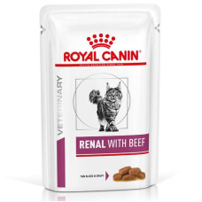Лікувальний вологий корм для котів Royal Canin RENAL CAT BEEF 0,085 кг