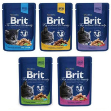 Консерви для кішок Brit Premium Cat pouch, 100 гр Консерви для кішок Brit Premium Cat pouch, 100 гр