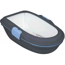 Туалет для котів з бортами і гратами Trixie Berto сірий (40154)