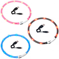 Нашийник с освітленням для собак Flamingo Visio Light Led