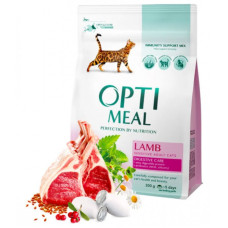 Сухий корм для кішок з чутливим травленням Optimeal, ягня