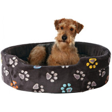 Лежак для собак Trixie Jimmy сірий з лапками