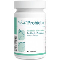 Вітаміни для котів і собак Dolfos Dolvit Probiotic, 60 табл