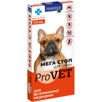 Краплі Мега Стоп для собак 4-10 кг ProVET 4 піпетки (PR020076)