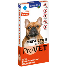 Краплі Мега Стоп для собак 4-10 кг ProVET 4 піпетки (PR020076)