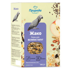 Корм для великих папуг Природа Жако, 1 кг (PR740147) Корм для великих папуг Природа Жако, 1 кг (PR740147)