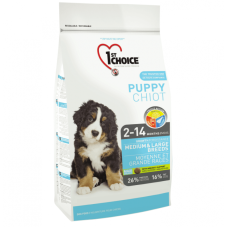1st Choice Сухий корм для цуценят Medium and Large Puppy Chicken