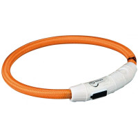 Ошейник светящийся для собак Trixie с USB оранжевый