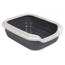 Туалет для кішок Природа Comfort L сірий (PR241698) Туалет для кішок Природа Comfort L сірий (PR241698)